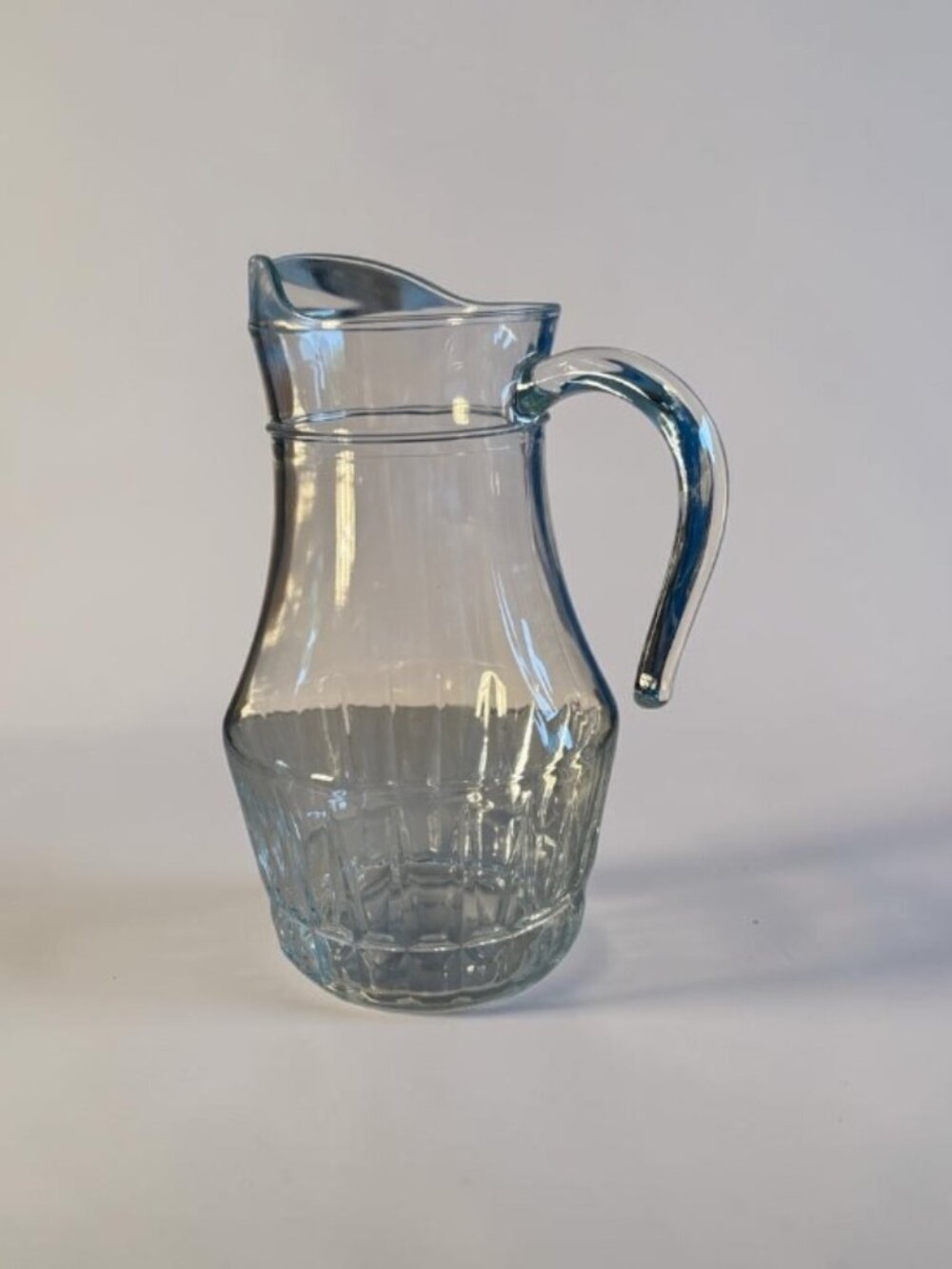 Vintage Luminarc French Glass Beverage Pitcher-Victoria/Chantelle Pattern 64oz
